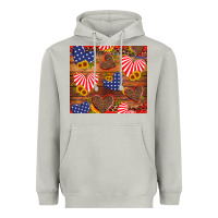 Moon Dust america heart Heavyweight Hoodie - Artiststas