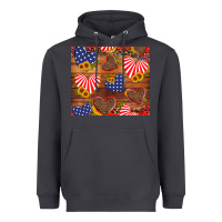 Smoke america heart Heavyweight Hoodie - Artiststas