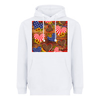 White america heart Heavyweight Hoodie - Artiststas