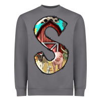 Storm farm life alphabet lowercase letters s Heavyweight Sweatshirt - BundleAndBundleShop