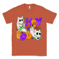 Copper Hey Boo with Ghost Cats Classic Tee - texasbilliewilder
