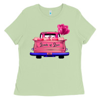 Matcha Loads Of Love Valentine's Day Truck Ladies Tee - Bettercallsaul