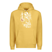 Antique Gold Scream Favorite Scary Movie Premium Hoodie - minhPixels