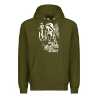 Army Green Scream Favorite Scary Movie Premium Hoodie - minhPixels