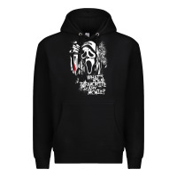 Black Scream Favorite Scary Movie Premium Hoodie - minhPixels