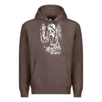 Coffee Scream Favorite Scary Movie Premium Hoodie - minhPixels