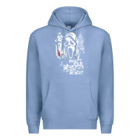 Colony Blue Scream Favorite Scary Movie Premium Hoodie - minhPixels