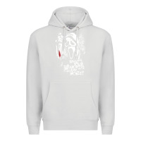 Dove Grey Scream Favorite Scary Movie Premium Hoodie - minhPixels