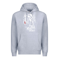 Heather Grey Scream Favorite Scary Movie Premium Hoodie - minhPixels