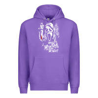 Purple Scream Favorite Scary Movie Premium Hoodie - minhPixels