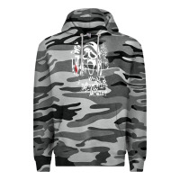 Slate Camo Scream Favorite Scary Movie Premium Hoodie - minhPixels