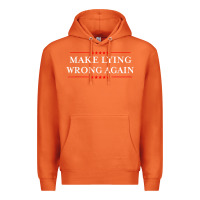 Carrot Make Lying Wrong Again   Gift Resist Racism AntiTrump Premium Hoodie - minhPixels