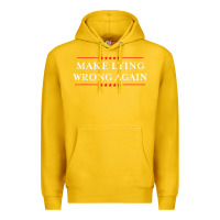Lemon Make Lying Wrong Again   Gift Resist Racism AntiTrump Premium Hoodie - minhPixels