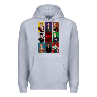 Heather Grey Clue Movie Premium Hoodie - minhPixels