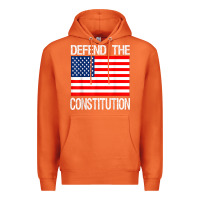 Carrot Defend the Constitution US Political Protest Tee Premium Hoodie - minhPixels
