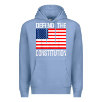 Colony Blue Defend the Constitution US Political Protest Tee Premium Hoodie - minhPixels
