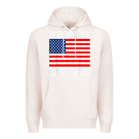 Pale Pink Defend the Constitution US Political Protest Tee Premium Hoodie - minhPixels