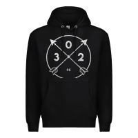 Black Delaware Area Code 302 State Pride Souvenir Gift Arrow Premium Hoodie - minhPixels