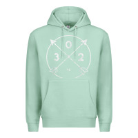 Seafoam Delaware Area Code 302 State Pride Souvenir Gift Arrow Premium Hoodie - minhPixels