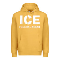Mustard ICE Federal Agent Halloween Costume Police Immigration Shirt Premium Hoodie - minhPixels