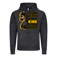 Vintage Black strong powerful confident king blessed unique Vintage Hoodie - CowGirlArtShop