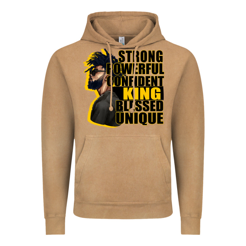 Strong Powerful Confident King Blessed Unique Vintage Hoodie by CowGirlArtShop | Teevron
