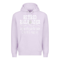 Lilac Mens Railroad Retirement Gifts For Men Premium Hoodie - minhPixels