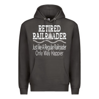 Smoke Mens Railroad Retirement Gifts For Men Premium Hoodie - minhPixels