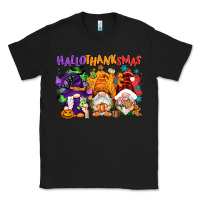 Black Hallothanksmas gnomes Classic Tee - NancyCooperArtShop
