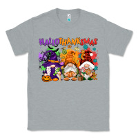 Heather Grey Hallothanksmas gnomes Classic Tee - NancyCooperArtShop