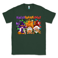 Sports Green Hallothanksmas gnomes Classic Tee - NancyCooperArtShop