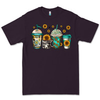 Plum sunflowers coffee cups Premium Tee - Jasminsmagicworld