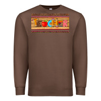 Chestnut teacher pen apple license plate template Premium Sweatshirt - Artiststas