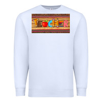 White teacher pen apple license plate template Premium Sweatshirt - Artiststas