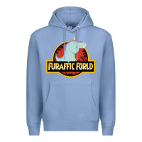 Colony Blue Furaffic Forld Premium Hoodie - minhPixels