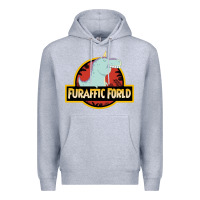 Heather Grey Furaffic Forld Premium Hoodie - minhPixels