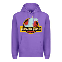 Purple Furaffic Forld Premium Hoodie - minhPixels