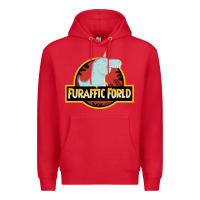 Red Furaffic Forld Premium Hoodie - minhPixels