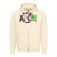 Sandshell adon Zipper Hoodie - CowhideDigitalArt