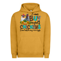 Pigment Peanut Butter i can buy myself chickens i can hatch my own eggs Urban Hoodie - AdoDesignShop