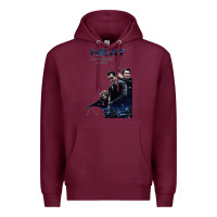 Burgundy heat movie heat movie heat movie heat movie heat movie heat movie heat Premium Hoodie - minhPixels