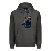 Charcoal Heather heat movie heat movie heat movie heat movie heat movie heat movie heat Premium Hoodie - minhPixels