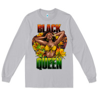 Moon Dust Black queen afro Long Sleeve Tee - HowdyJamesFarm