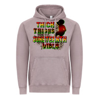 Vintage Zinc thick thighs juneteenth vibes cowgirl Vintage Hoodie - CowGirlArtShop