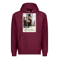 Burgundy Home Alone Alternative Poster Art Movie Large (1) Classic . Premium Hoodie - minhPixels