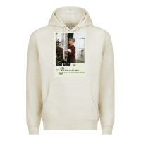 Oatmeal Heather Home Alone Alternative Poster Art Movie Large (1) Classic . Premium Hoodie - minhPixels