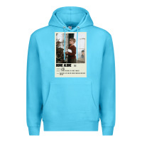 Ocean Blue Home Alone Alternative Poster Art Movie Large (1) Classic . Premium Hoodie - minhPixels