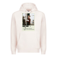 Pale Pink Home Alone Alternative Poster Art Movie Large (1) Classic . Premium Hoodie - minhPixels