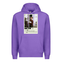Purple Home Alone Alternative Poster Art Movie Large (1) Classic . Premium Hoodie - minhPixels