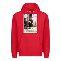 Red Home Alone Alternative Poster Art Movie Large (1) Classic . Premium Hoodie - minhPixels